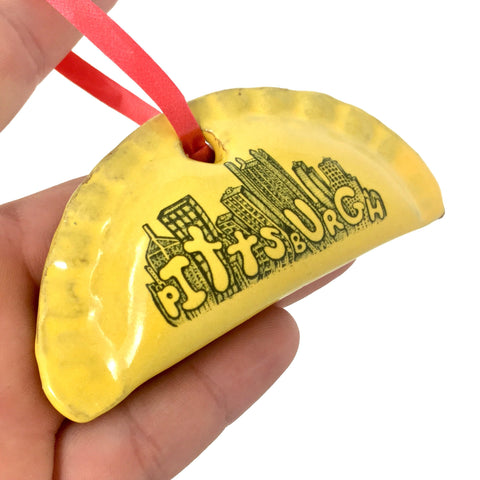 Pittsburgh Pierogi Christmas Tree Holiday Ornaments