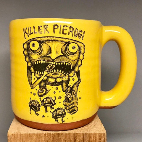 Killer Pierogie Pittsburgh Pottery Mug