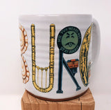 Pittsburgh Artist Series Special Edition Pittsburgh Pottery Mug featuring Mike Schiavone