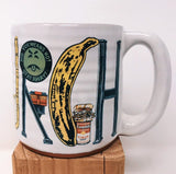 Pittsburgh Artist Series Special Edition Pittsburgh Pottery Mug featuring Mike Schiavone
