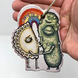 Love is Love Pickle Pierogi Holiday Tree Ornament