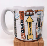 Pittsburgh Artist Series Special Edition Pittsburgh Pottery Mug featuring Mike Schiavone