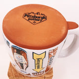 Pittsburgh Artist Series Special Edition Pittsburgh Pottery Mug featuring Mike Schiavone