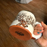 Big Buck Mug with Outdoors Glaze