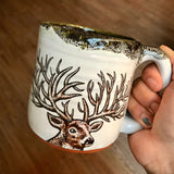 Big Buck Mug with Outdoors Glaze