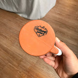 Funky Faces Sleeve Mug with Black and Red Lip Drip
